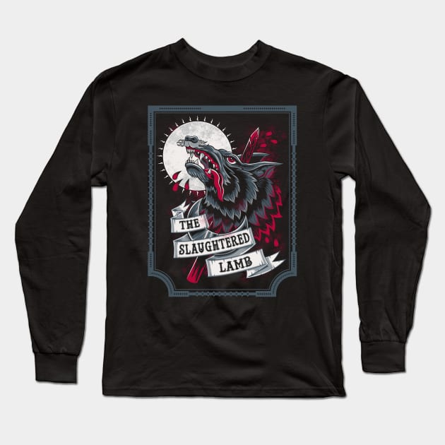 The Slaughtered Lamb - Horror Long Sleeve T-Shirt by Nemons